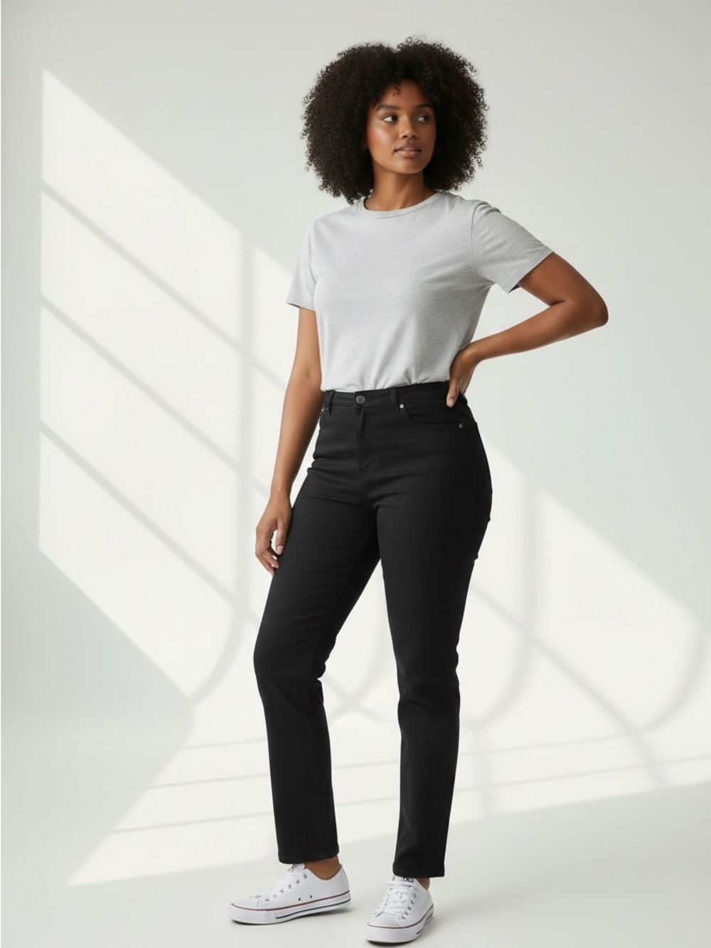 Talbots Black Straight-Leg Women's Jeans 16